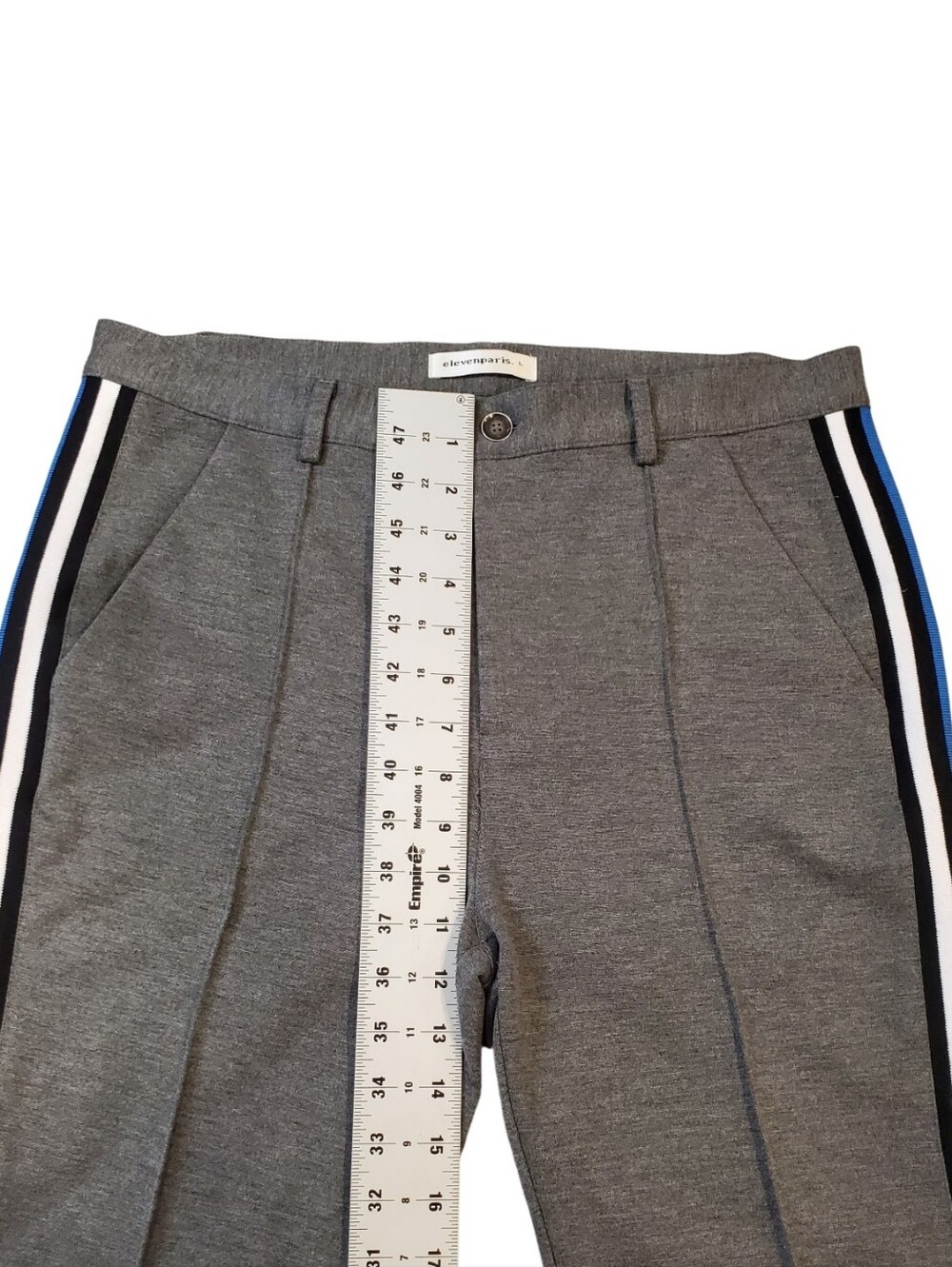 Eleven Paris Mens Side Stripes Sweatpants Joggers Size Large - Picture 8 of 12
